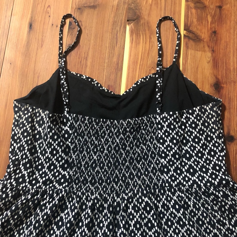 LOFT Black & White Dot Dress - Picture 3 of 7